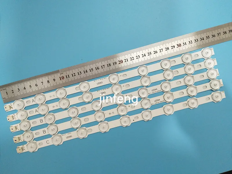 

5pcs x LED Backlight Strip for LG 40" NDV REV1 39PF3025D 40L1333DB P40LED13 VES390UNDC-01 VES400UNDS /DC 39FHD-CNOV LC-39LD145K