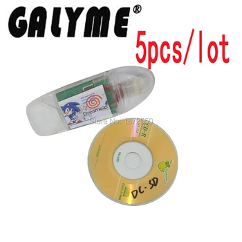 

5pcs/lot New Fit For Sega DC SD Game Card Reader With Indicator Light Adapter Converter For DreamCast Game CD Disk Handheld