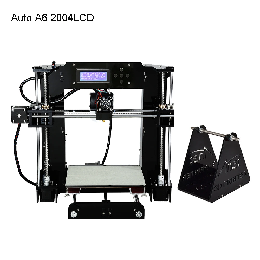 Anet A8 A6 السيارات مستوى A8 A6 3d طابعة عالية الدقة الطارد Reprap Prusa i3 3D مجموعة الطابعة DIY Impresora 3d مع PLA خيوط