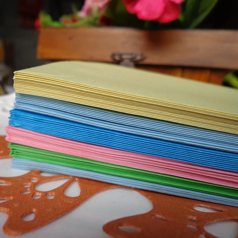 200 шт бумажные конверты мини размера, Подарочная сумка, 8 ярких цветов, вечерние бумажные сумки для конфет, для свадебной вечеринки, 7x10 см