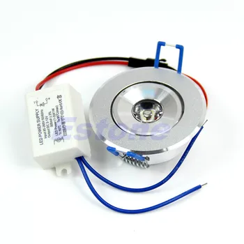 

1W LED Ceiling Indoor Down Cabinet Light Fixture Recessed Lamp Warm White