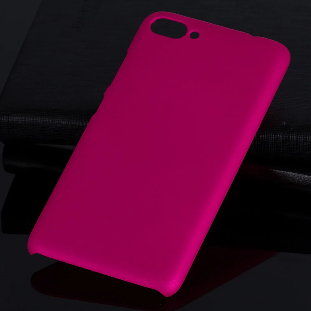 Матовая Пластик Coque 5.5For Asus Zenfone 4 Max Zc554Kl чехол для Asus Zenfone 4 Max Plus Zc554Kl телефона чехол-лента на заднюю панель - Цвет: Rose red