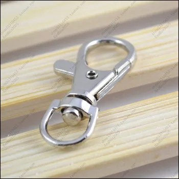 

120Pcs Free Shipping 1.5" Metal Alloy Lobster Clasps 39MM Hooks For Pet Dog Cat Collar And Keychain DIY