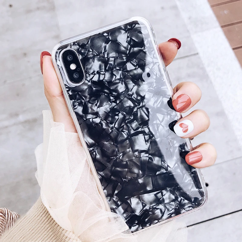 Hisomone Bing Shell Phone Case For iPhone 6 6S 7 8 Plus X Cute Lovely Soft TPU Back Cover For iPhone 7 8 6 6 S Plus X Coque Case