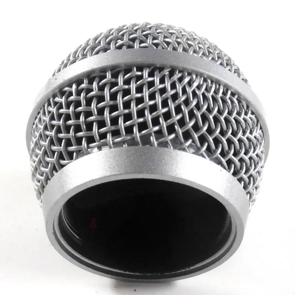 2PCS Professional HIGH quality Replacement Microphone Grille Ball Head Mesh Fits For shure PG48 PG58