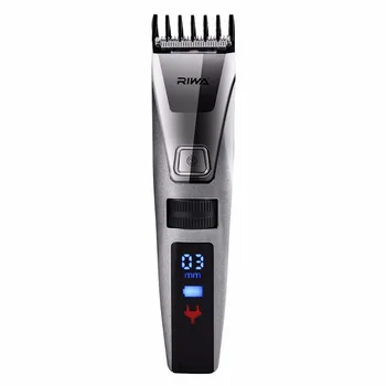 

Riwa Rechargeable Electric IPX5 Waterproof LCD Display Hair Trimmer Clipper Haircut Kit Head Hair Clipper Replacement Blade
