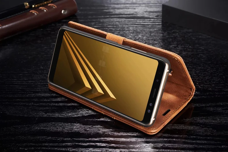 Для samsung A50 A40 A70 чехол для телефона из натуральной кожи на магните Чехол-кошелек с подставкой Fundas для samsung Galaxy A7 A8 A9 A6 Plus