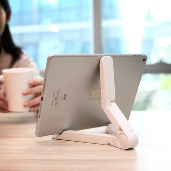 

KISSCASE 360 Degree Rotate ABS Desktop Tablet Phone Holder Tablet Stand PC Lazy Support Foldable Brackets Notebook Stand Bracket