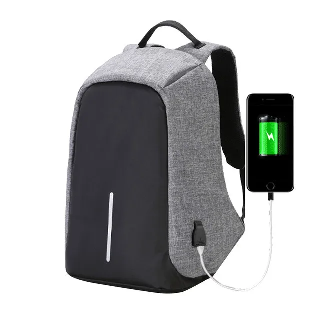 2018 new Canvas Men Backpack Anti Theft With Usb Charger Laptop Business Unisex Knapsack Shoulder Waterproof Women Travel Bag fashion canvas men backpack anti theft with usb charging laptop backpacks business unisex knapsack shoulder women travel bags