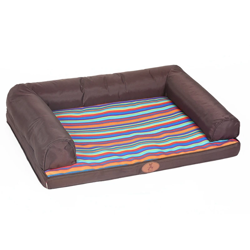 buy Kennel dog bed removable and washable four seasons universal golden hair samoyed dog mat big dog puppy pet sofa non stick hair