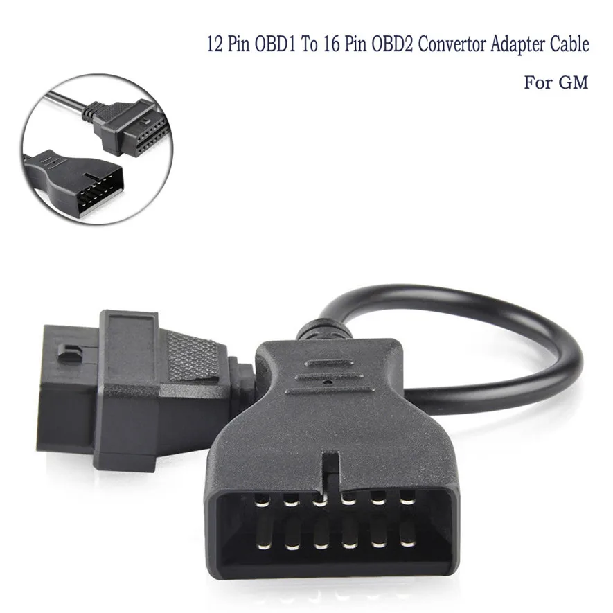 Диагностический сканер OBD2 переходник с 12 контактами OBD1 на 16 контактов для GM