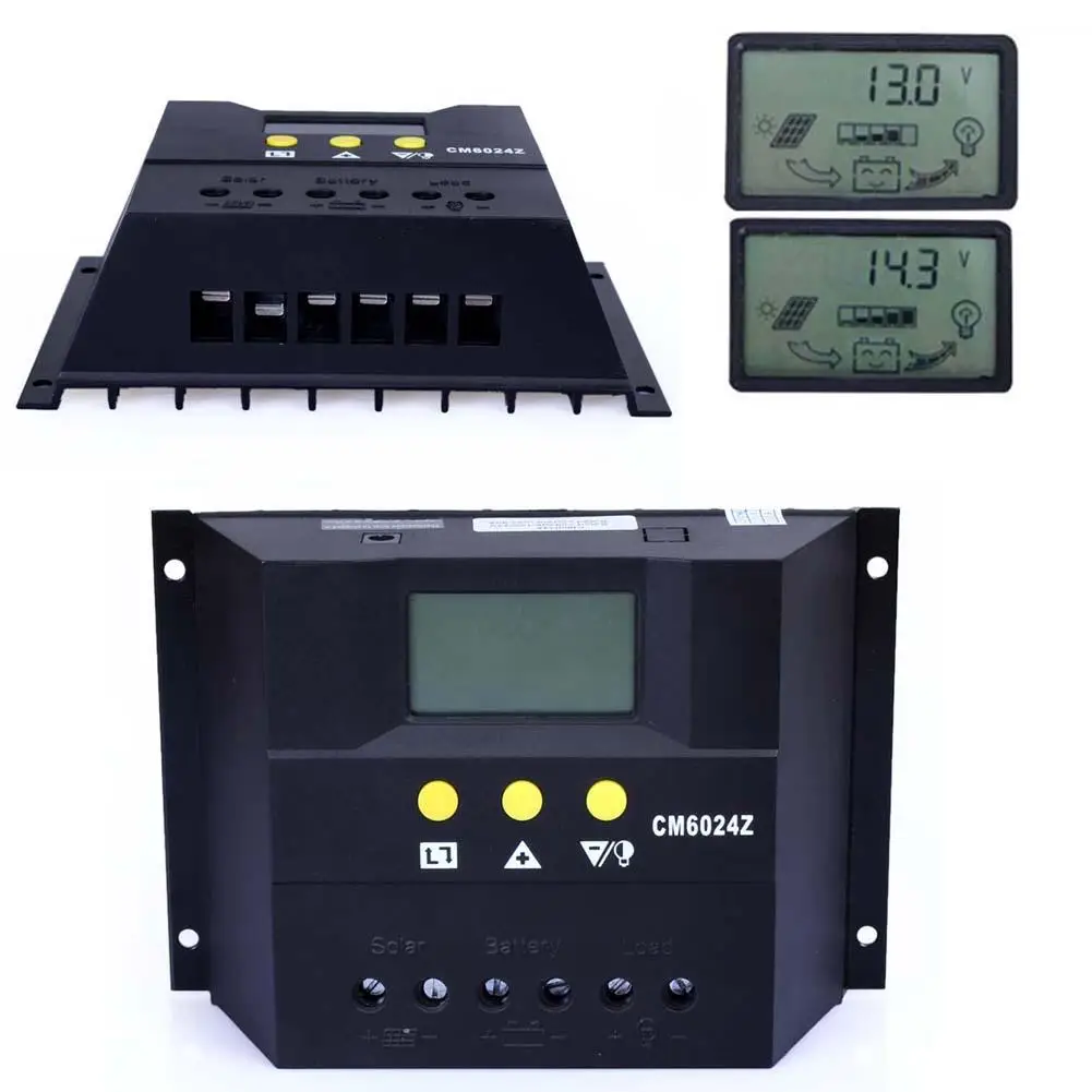 

2015 Original 60A 12V-24V Solar Charge Controller Regulator Auto 1440W For Solar Panel CM6024Z A391 APJ