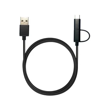 

5pcs/Lot USB Type C & Micro USB 2 in 1 Cable for Samsung Fast Charger Data USB C Cable for Xiaomi 4C Nexus 5X 6P Android Phone