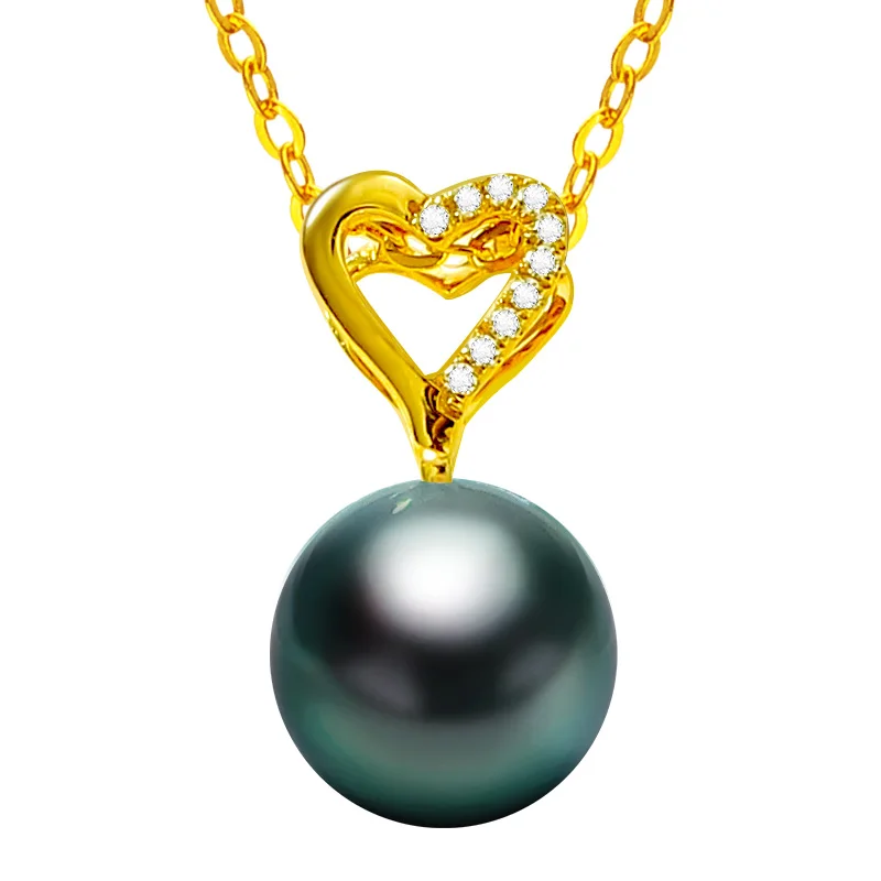 YS 14K золотой кулон соленой воды жемчужное ожерелье для женщин