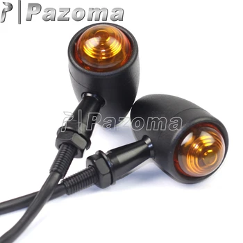 

Universal Black Mini Bullet Motorcycle Turn Signal Light Turn Blinker Amber Light for Harley Honda Suzuki Yamaha