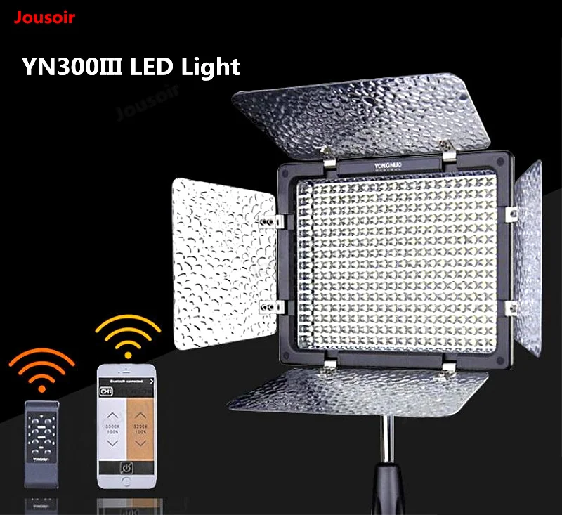 

Yongnuo YN300III LED Photographic Light mobile app control brightness 300 three generation Lamp Power Interface CD50 T11