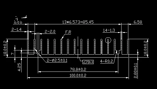 Алюминиевый профиль 30*100*18 мм материнская плата IC Heatsink Triode Mos напряжение трубки радиатор на заказ открытие, копание, окислительный плавник