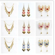 Indian Dancewear Gems Belly Dance India Belly Dance Accessories Necklace Dance Accessory set