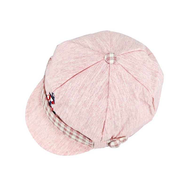Seaman Baby Cap For Boys Girls Cotton Soft Infant Hat Solid Embroidery Baseball Cap Spring Autumn Baby Sun Cap Fashion New Style (3)