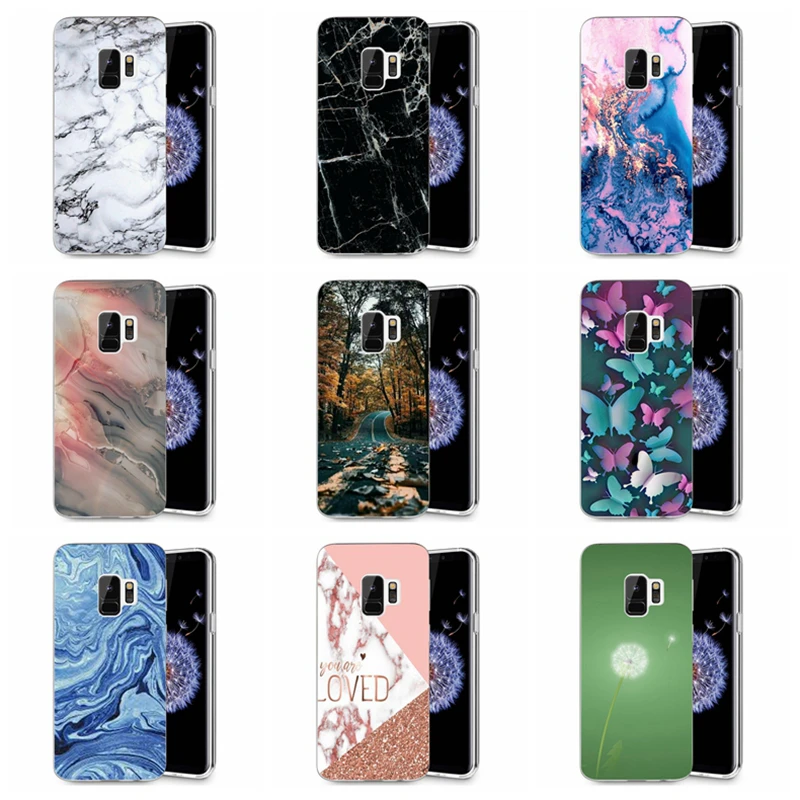TPU чехол для Samsung Galaxy S7 edge S9 Plus A3 A5 2016 2017 prime J1 J2 J3 J5 J7 цветной мягкий задней панели