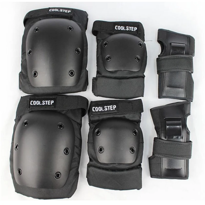 COOL STEP Heavy Duty Knee Elbow and Hands Protective Pad Skateboard
