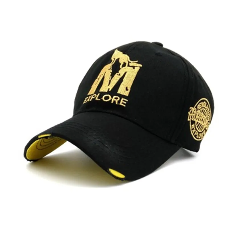 Новая Мода Письмо M Бейсбол Кепки Хлопок Snapback Шапки для Для мужчин Для женщин установлены регулируемые отдыха Вышивка Животных папа Шапки