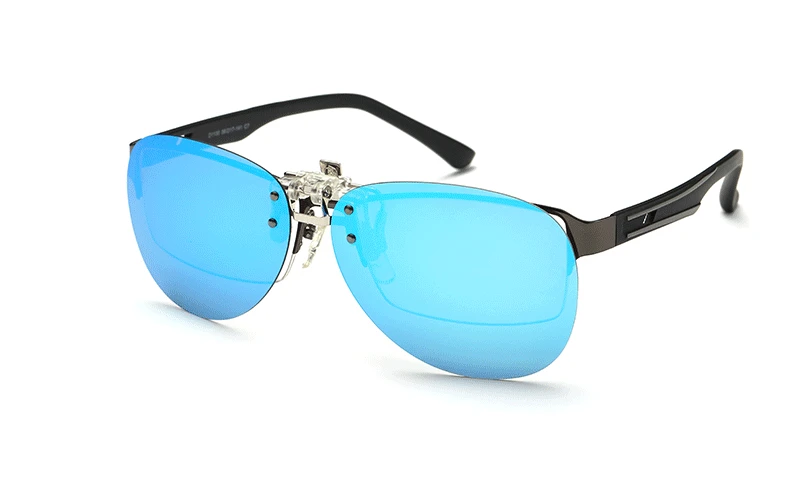 Polarized Clip-on Sunglasses Pilot Lens Flip Up Glasses Night Vision for Myopia Glasses Driving Fishing Outdoor Sport Polarized Clip-on Sunglasses Pilot Lens Flip Up Glasses Night Vision for Myopia Glasses Driving Fishing Outdoor Sport