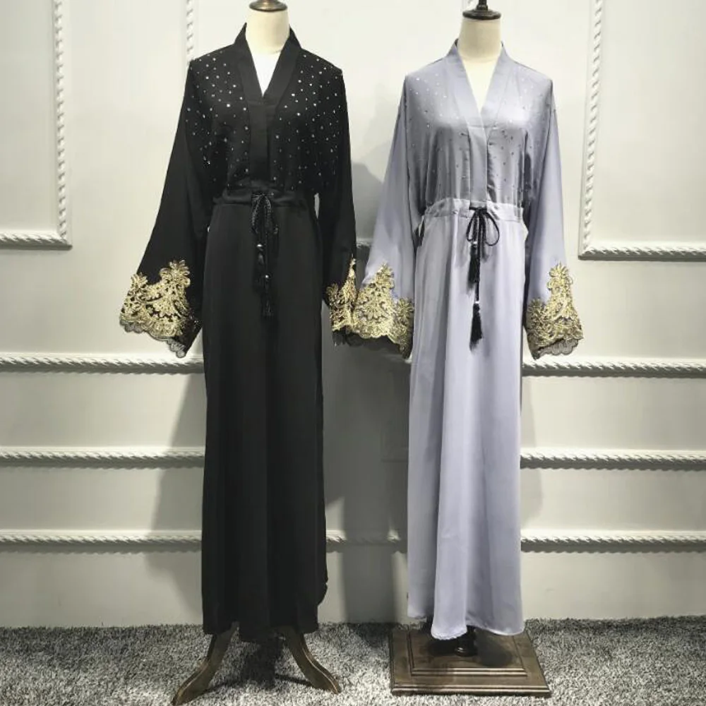 

Abaya Muslim 2019 Kaftan Arabic Prayer Clothes Islam Arabian Women Kimono Dubai Abaya Eid Marocain Qatar Elbise Turkish Dress