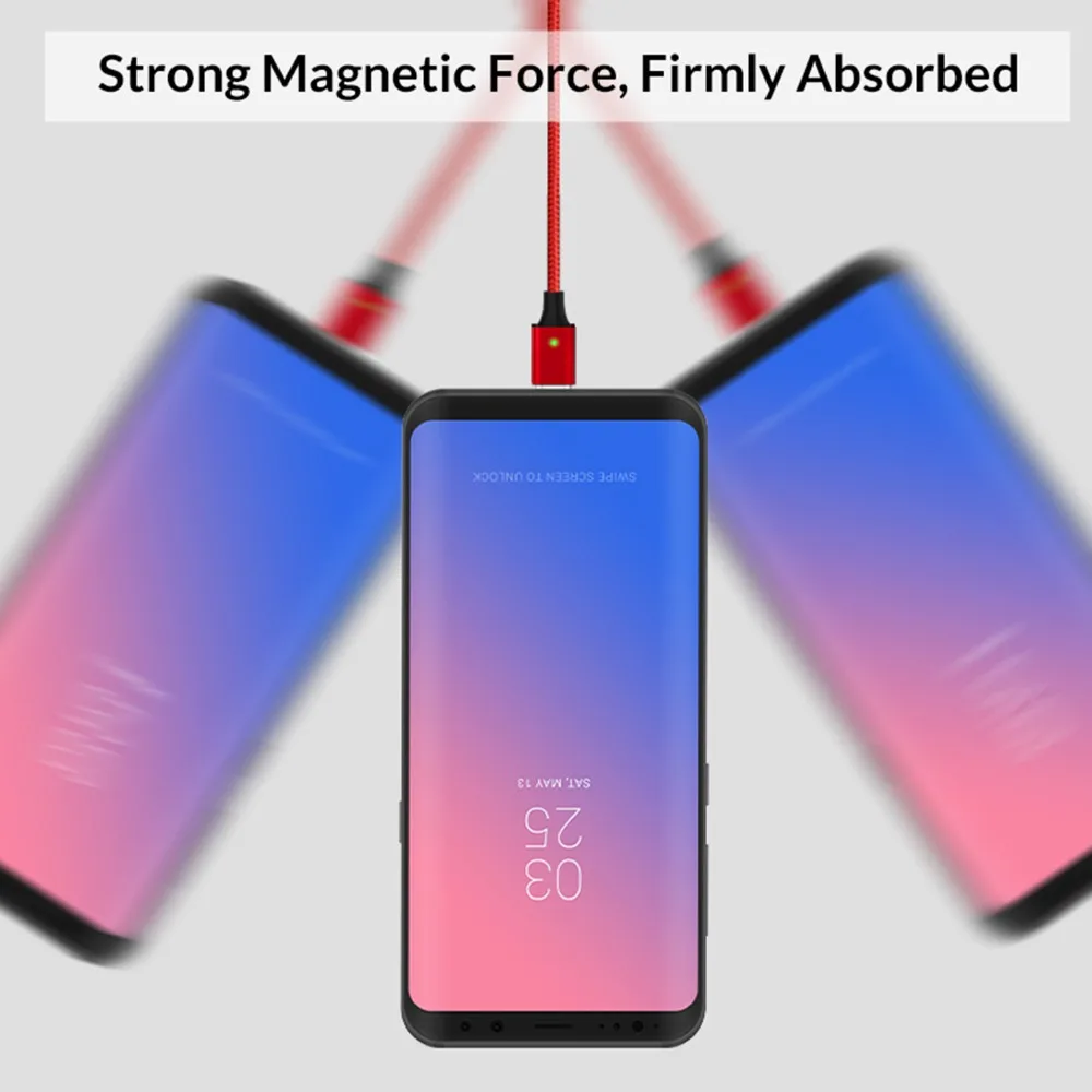 ELFMIC зарядное устройство Micro USB Type C кабель освещения для Xiaomi Huawei iPhone Мобильный
