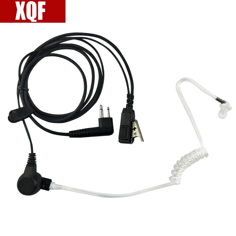 

XQF 2-pin VOX PTT Acoustic Tube Headset Earpiece For Motorola CP Series: CP88, CP100, CP150, CP200 Radio