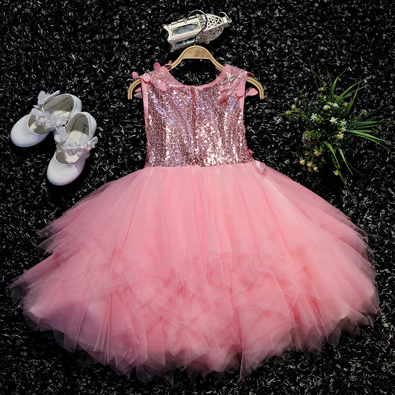Одежда для малышей платье с цветочным узором для маленьких девочек для свадьбы малыш Пром младенческой наряд принцессы нарядные платья-пачки бальный наряд FILLE