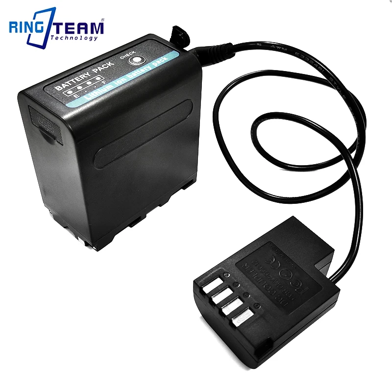 Аккумулятор NPF 8800 мАч батарея DMW BLF19E DCC12 DC муфта для камер Panasonic DMC и G9 NP F980D GH3 GH4 GH5s с