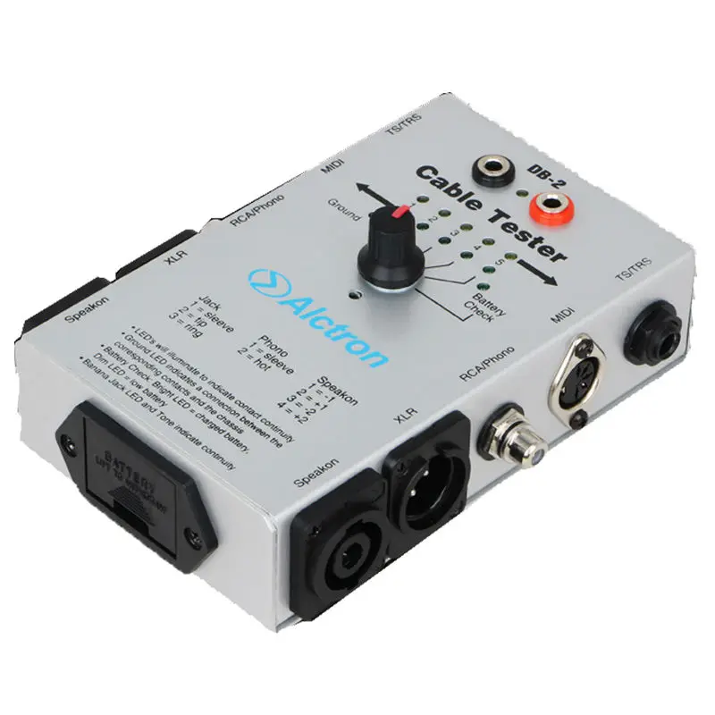 Alctron db-2 аудио кабель измерительная линия Тестовый Кабель тестер инструмент звук инженерный помощник