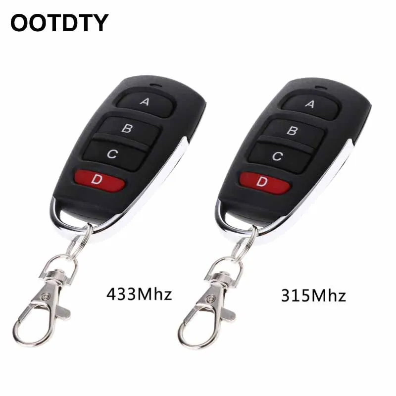 

315/433MHz Wireless Remote Controller 4 Button Copy Cloning Electric Garage Door