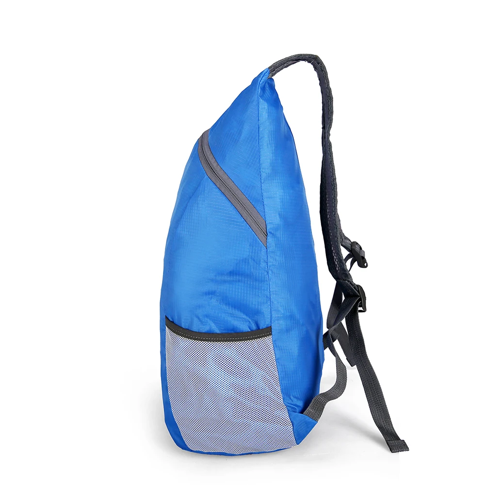 Открытый складной рюкзак водонепроницаемый полиэстер и дышащий плечевой ремень светильник портативная дорожная сумка