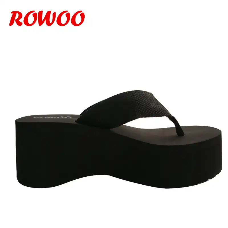 3 inch platform flip flops