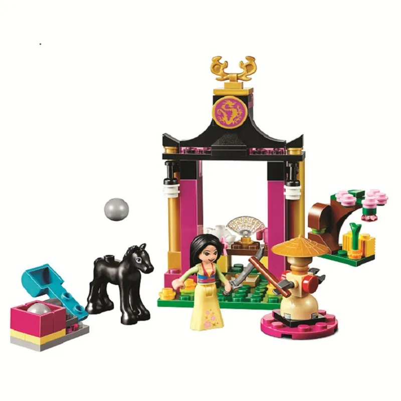 

Bela 10888 Girls Friends Series Princess Mulan's Training Day Building Blocks Toys 107Pcs Compatible With Legoings Friends