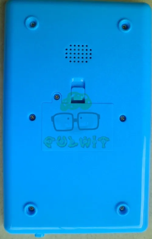 QT1029 English learning mini ipad for kids blue back