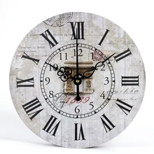 Reloj de pared grande para sala de estar vintage manecillas de reloj Roma esfera digital Relojes de pared decoración del hogar regalos colgante absolutamente silencioso