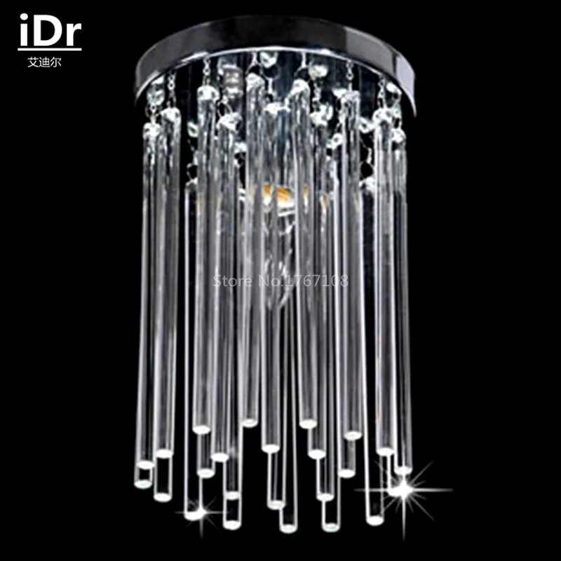 

Dia150xH230mm living room lamp modern minimalist restaurant Chandeliers aisle Crystal Light glass rod ball iDr-0048