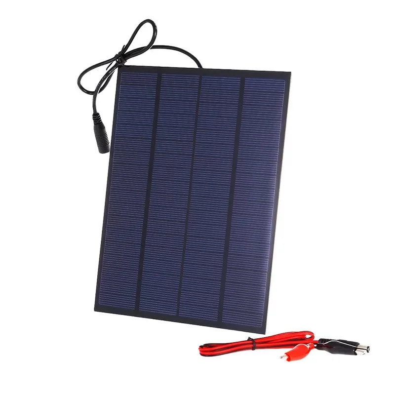 12 В 10 Вт солнечная панель поликристаллических кремниевых солнечных элементов системы DIY для автомобиля лодка батареи зарядные устройства модуль кемпинга на открытом воздухе