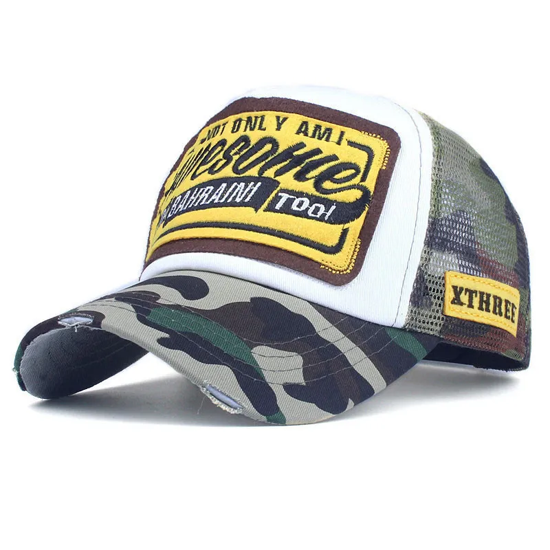 Xthree Summer Baseball Cap Embroidery Mesh Cap Hats For Men Women Snapback Gorras Hombre hats Casual Hip Hop Caps Dad Casquette baseball cap baseball caps