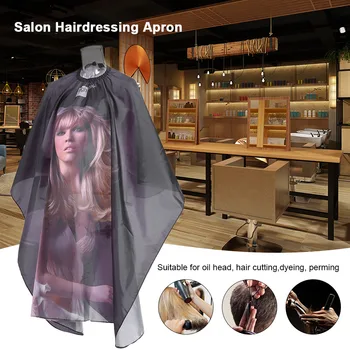 

Anti-static Haircutting Salon Apron Hairdressing Gown Waterproof Cloth Hair Dyeing Cape peluqueria cloak for haircuts