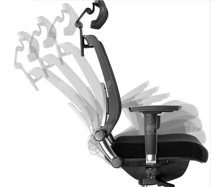 Leather boss chair reclining computer chair home modern minimalist conference chair designer office chair. -