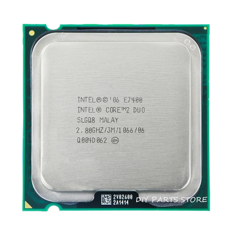 Процессор INTEL Core 2 Duo E7400 Socket LGA 775 процессор (2 8 ГГц/3 м/1066 ГГц)|socket 775|core duo e7400core |