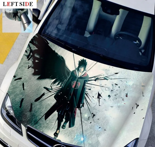 

LEFT SIDE Car Stickers Cute Vinyl Arrows Anime Angel Figure Engine Hood Car Covers Styling Customize Size to Suit all Vehicles