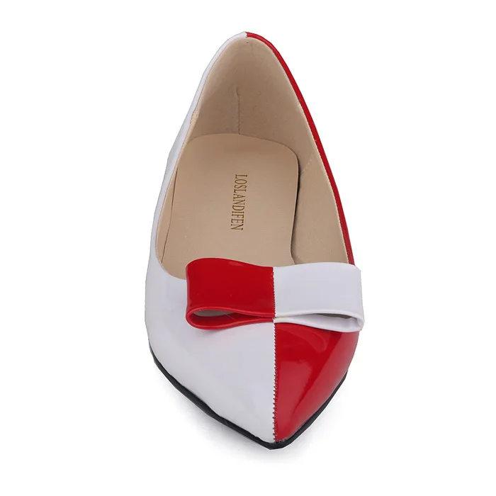 New arrival women flat shoes pointed toe bow patent leather ladies flats 13 colors shallow mouth Single shoes New arrival women flat shoes pointed toe bow patent leather ladies flats 13 colors shallow mouth Single shoes