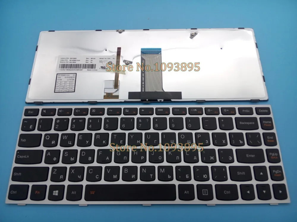 Оригинальная Русская клавиатура для Lenovo Z40-70 Z40-75 b40-30 Flex14 g40-70m ноутбука русская с
