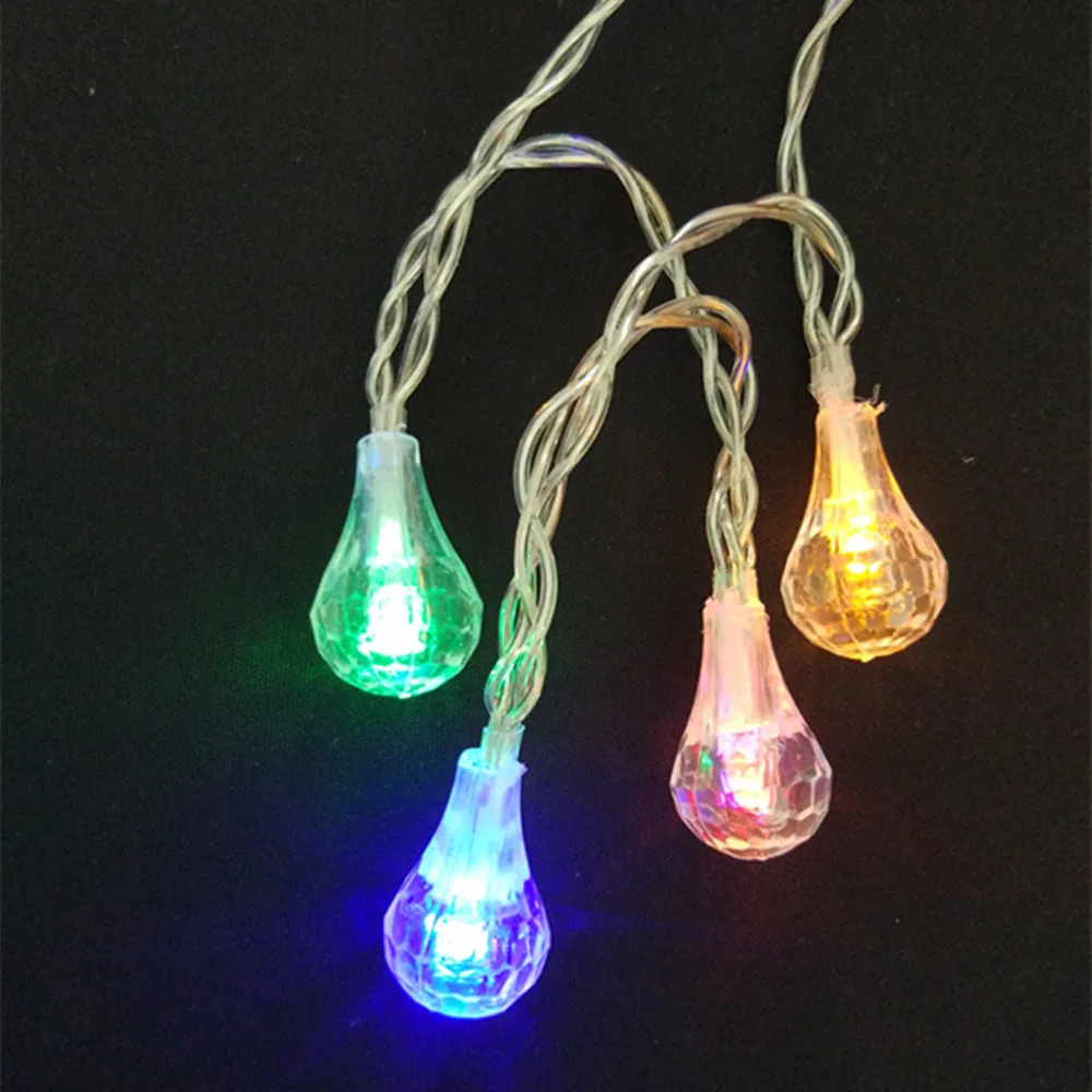 Buy YIYANG LED Water drop String Light AA Battery 2M