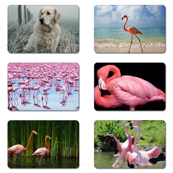 

Flamingo Collection Pink Romance Kids Cool Designs Nature Rubber Table Mouse Pad Laptop Computer Enclosure Mousepad Mat